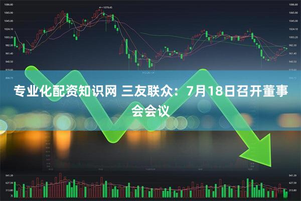 专业化配资知识网 三友联众：7月18日召开董事会会议